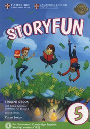 Storyfun 5 Student's Book with Online Activities and Home Fun Booklet, Saxby Karen