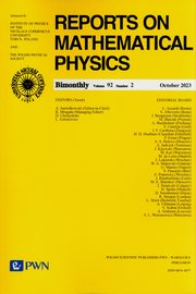 Reports on Mathematical Physics 92/2 - Polska, 