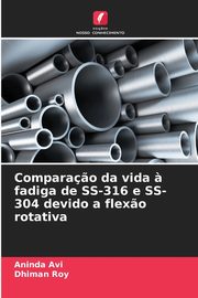 Compara?o da vida ? fadiga de SS-316 e SS-304 devido a flex?o rotativa, Avi Aninda