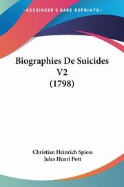 Biographies De Suicides V2 (1798), Spiess Christian Heinrich