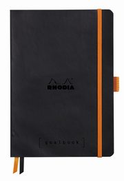 Notes Rhodia Rhodiarama Goalbook black  A5 w kropki Softcover, 