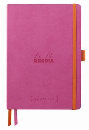 Notes Rhodia Rhodiarama Goalbook fuchsia A5 w kropki Softcover, 