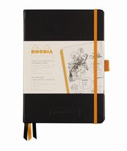 Notes Rhodia Rhodiarama Goalbook black  A5 w kropki Hardcover, 