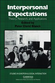 ksiazka tytu: Interpersonal Expectations autor: 