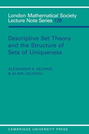 Descriptive Set Theory and the Structure of Sets of Uniqueness, Kechris A. S.