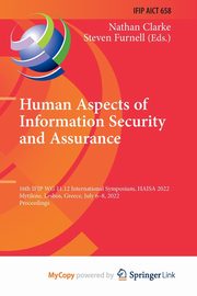 Human Aspects of Information Security and Assurance, 