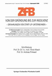 Von Der Grundung Bis Zur Insolvenz Erfahrungen Von Start-Up-Unternehmen, 