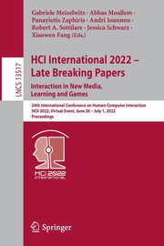 HCI International 2022 - Late Breaking Papers. Interaction in New Media, Learning and Games, 