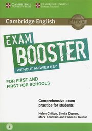 Cambridge English Exam Booster for First and First for Schools with Audio  Comprehensive Exam Practice for Students, Chilton Helen, Dignen Sheila, Fountain Mark, Treloar Frances