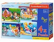 Puzzle 4w1 Beautiful Fairy Tales 8-12-15-20, 