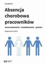 ksiazka tytu: Absencja chorobowa pracownikw autor: Striker Magorzata