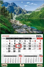 Kalendarz 2024 jednodzielny Morskie Oko, 