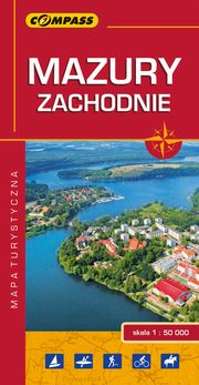 Mazury Zachodnie mapa turystyczna 1:50 000, 