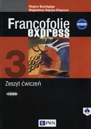 Francofolie express 3 Zeszyt wicze, Supryn-Klepcarz Magdalena, Boutegege Regine