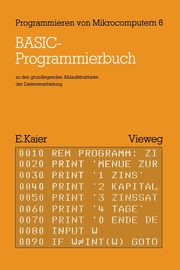 BASIC-Programmierbuch, Kaier Ekkehard