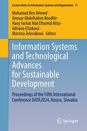 Information Systems and Technological Advances for Sustainable Development, 