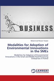 Modalities for Adoption of Environmental Innovations in the SMEs, Yaseen Muhammad Rizwan