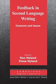 Feedback in Second Language Writing, 