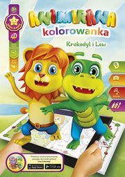 Kolorowanka A4/8 4D Lew I Krokodyl, 
