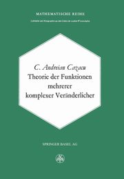Theorie Der Funktionen Mehrerer Komplexer Veranderlicher, Cazacu C.