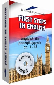 First Steps in English 1+ 6 CD+MP3, Krzyanowski Henryk