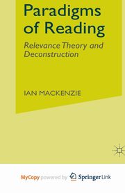 Paradigms of Reading, MacKenzie I.