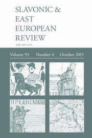 Slavonic & East European Review (93, 
