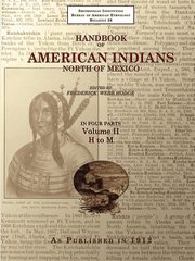 Handbook of American Indians North of Mexico V. 2/4, 
