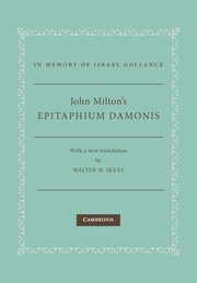 ksiazka tytu: John Milton's Epitaphium Damonis autor: Milton John