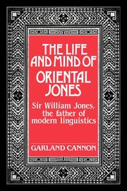 The Life and Mind of Oriental Jones, Cannon Garland