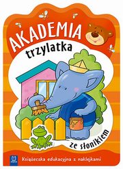 ksiazka tytu: Akademia trzylatka ze sonikiem Ksieczka edukacyjna z naklejkami autor: 