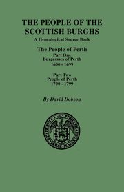 People of the Scottish Burghs, Dobson David