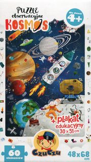 ksiazka tytu: CzuCzu Puzzle obserwacyjne Kosmos 60 elementw autor: 