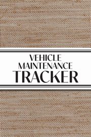 Vehicle Maintenance Tracker (Textured Paper Rust Orange), Revive Stationery
