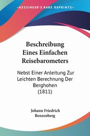 Beschreibung Eines Einfachen Reisebarometers, Benzenberg Johann Friedrich