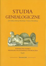 ksiazka tytu: Studia Genealogiczne Tom 2 autor: 