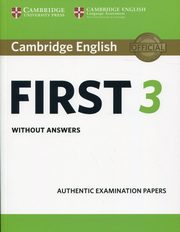 Cambridge English First 3 without answers, 