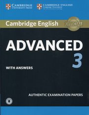 Cambridge English Advanced 3 with answers with Audio, 