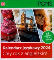 Kalendarz jzykowy 2024. Cay rok z angielskim PONS, 