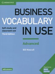 Business Vocabulary in Use Advanced with answers, Mascull Bill