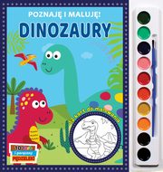 Poznaj i maluj. Dinozaury, 