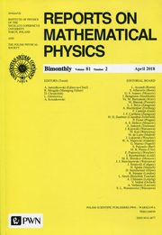 ksiazka tytu: Reports on Mathematical Physics 81/2 wersja krajowa autor: 