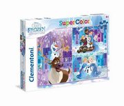 ksiazka tytu: Puzzle SuperColor  Olaf's Frozen Adventure 3x48 autor: 