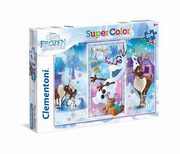 ksiazka tytu: Puzzle SuperColor Olaf's Frozen Adventure 104 autor: 