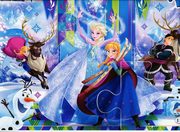 ksiazka tytu: Puzzle SuperColor Maxi 24 Frozen autor: 