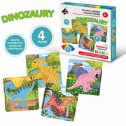Piankowa wyklejanka Zmylna gwka zrczna rczka DINOZAURY, 