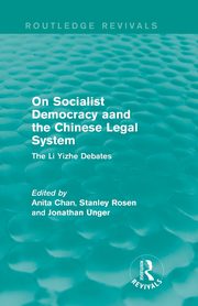 On Socialist Democracy and the Chinese Legal System, 