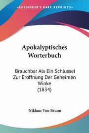 Apokalyptisches Worterbuch, Brunn Niklaus Von