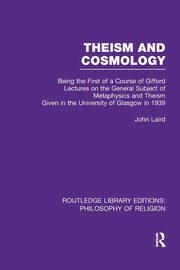 Theism and Cosmology, Laird John