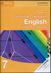 Cambridge Checkpoint English 7 Teacher's Resource, Cox Marian